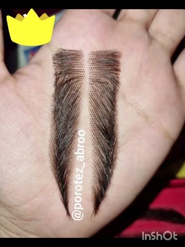 پروتز ابرو مدل پرند