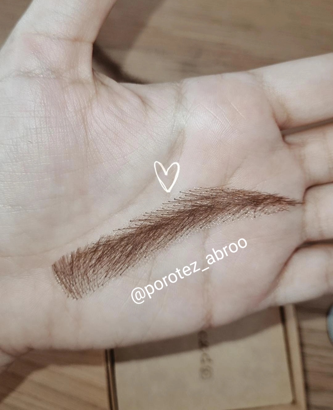 پروتز ابرو مدل گُلد حجم معمولی مردانه و زنانه